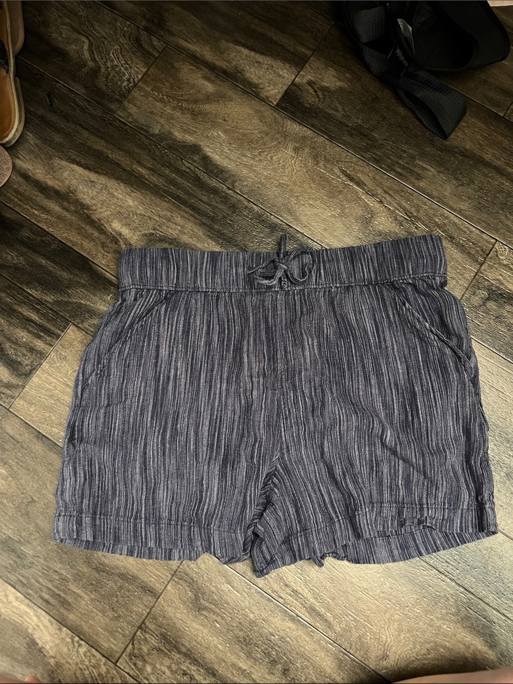 Blue soft shorts
